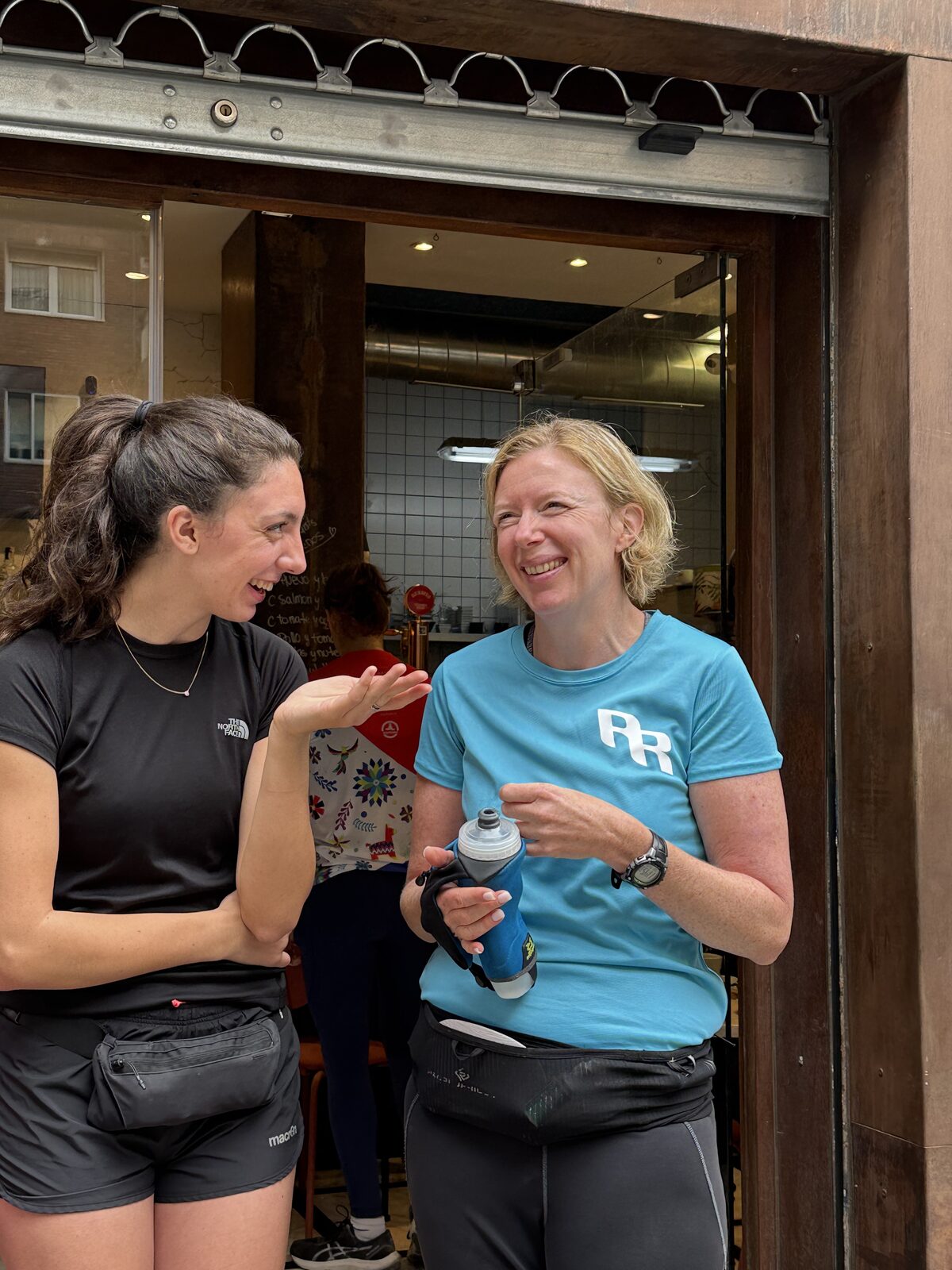 Community members together outdoors in Madrid